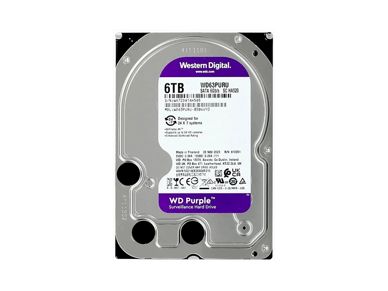 WD Purple 6TB Surveillance Hard Disk Drive