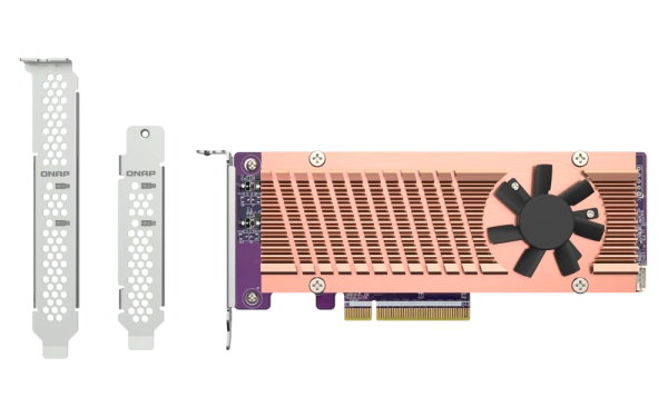 کارت مبدل nvme کیونپ مدل qm2-2p-384a 1