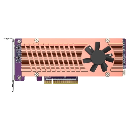 کارت مبدل nvme کیونپ مدل qm2-2p-384a